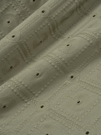 Orbit Eyelet Crop Shirt