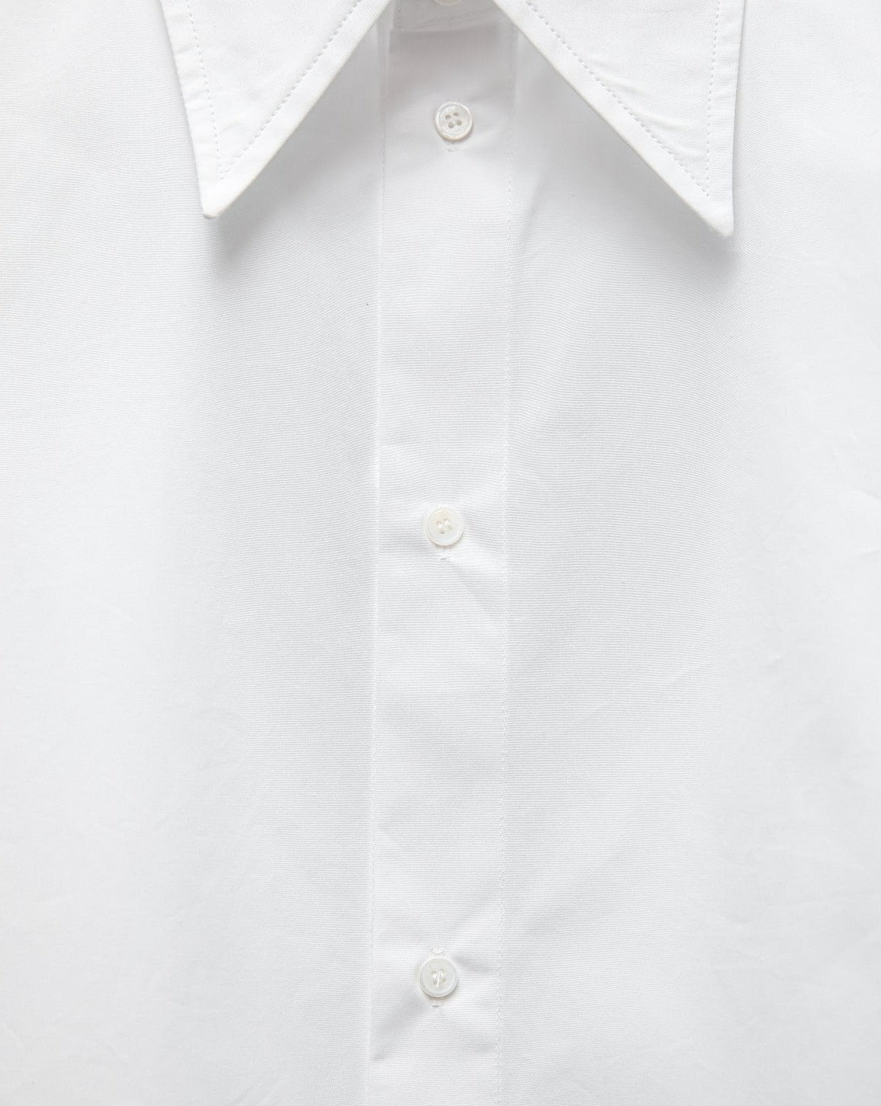 [PAPERMOON] SS / Bodysuit Detail Button Down Shirt