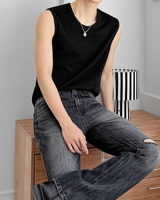 Slim Rib Sleeveless