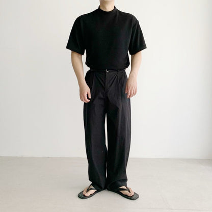 Dino Cotton Belted Pants