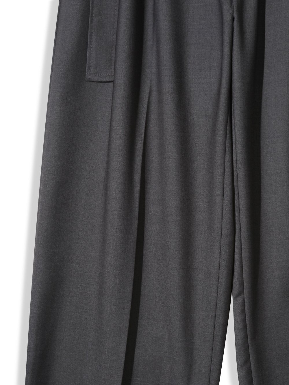 Wide Belted Pleat Slacks