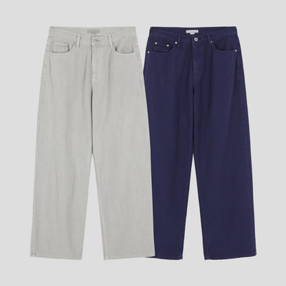 Label Dyeing Wide Pants