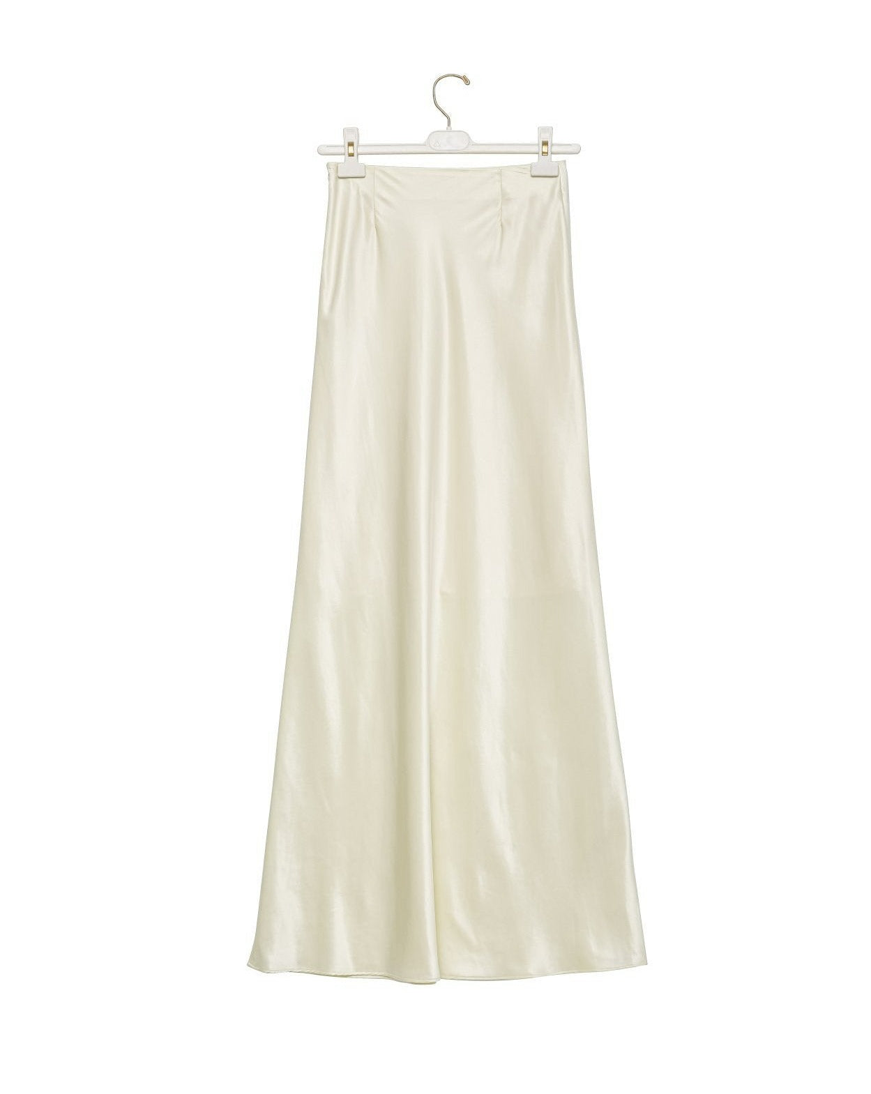 【PAPERMOON ペーパームーン】SS / Silky Satin High Waisted Maxi Flared Skirt