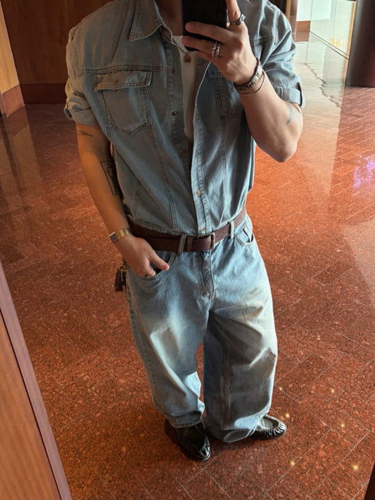 Sagging Baggy Denim Jeans