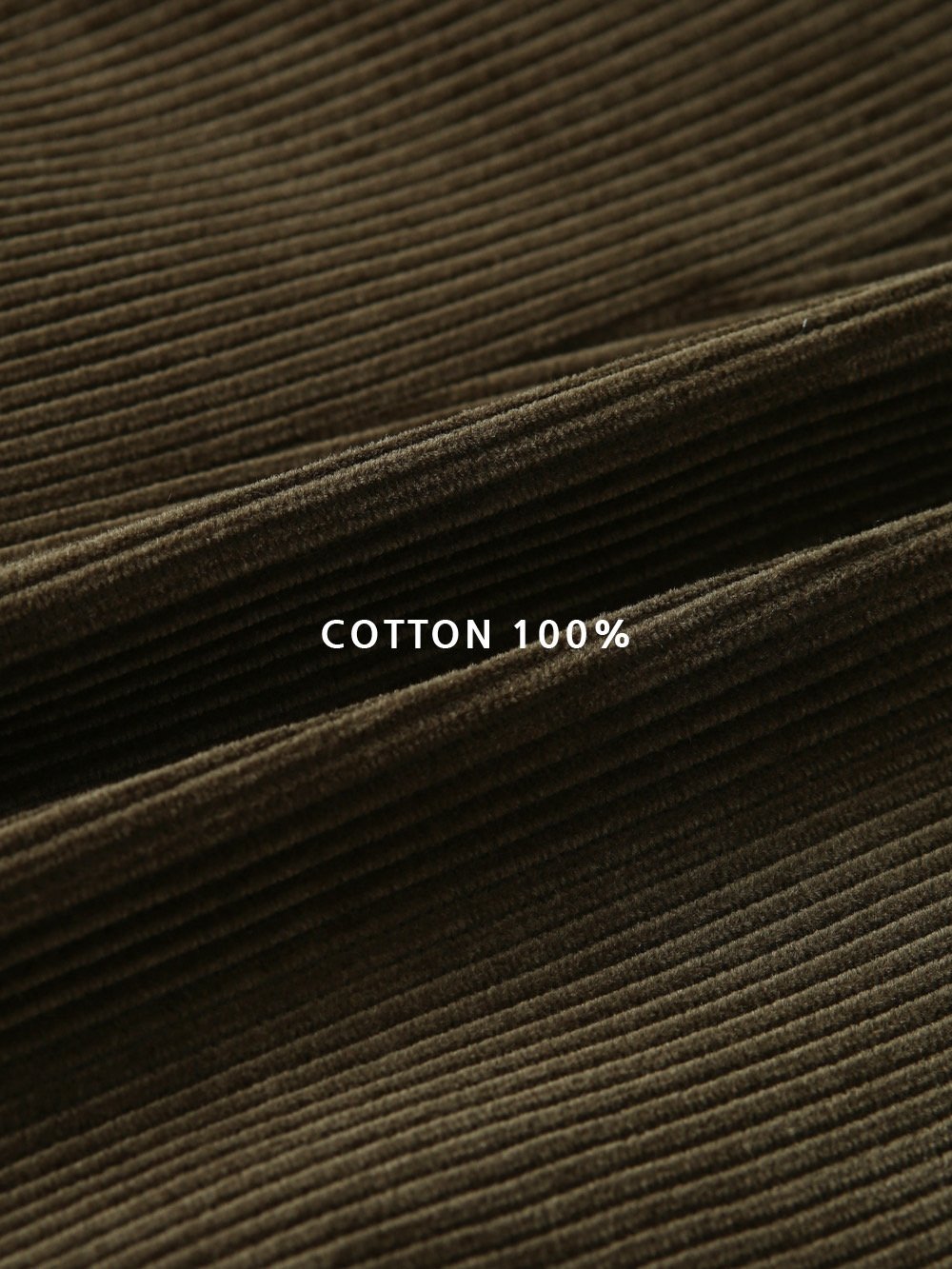 Heavy Corduroy Wide-Tuck Pants