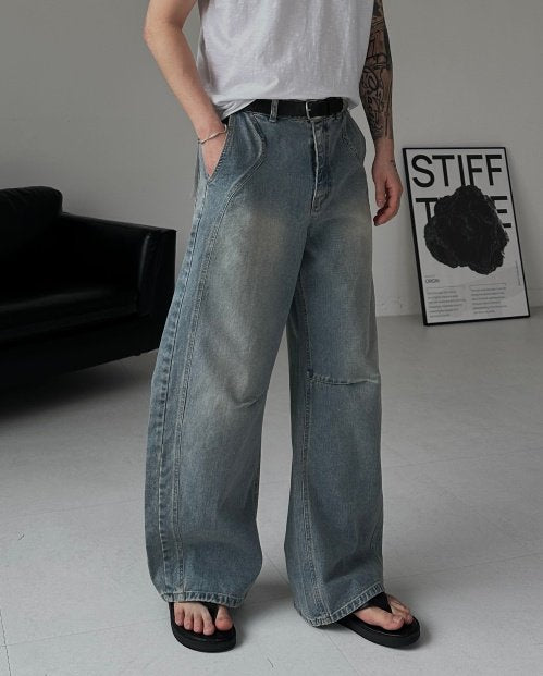 Curve Dart Wide Denim
