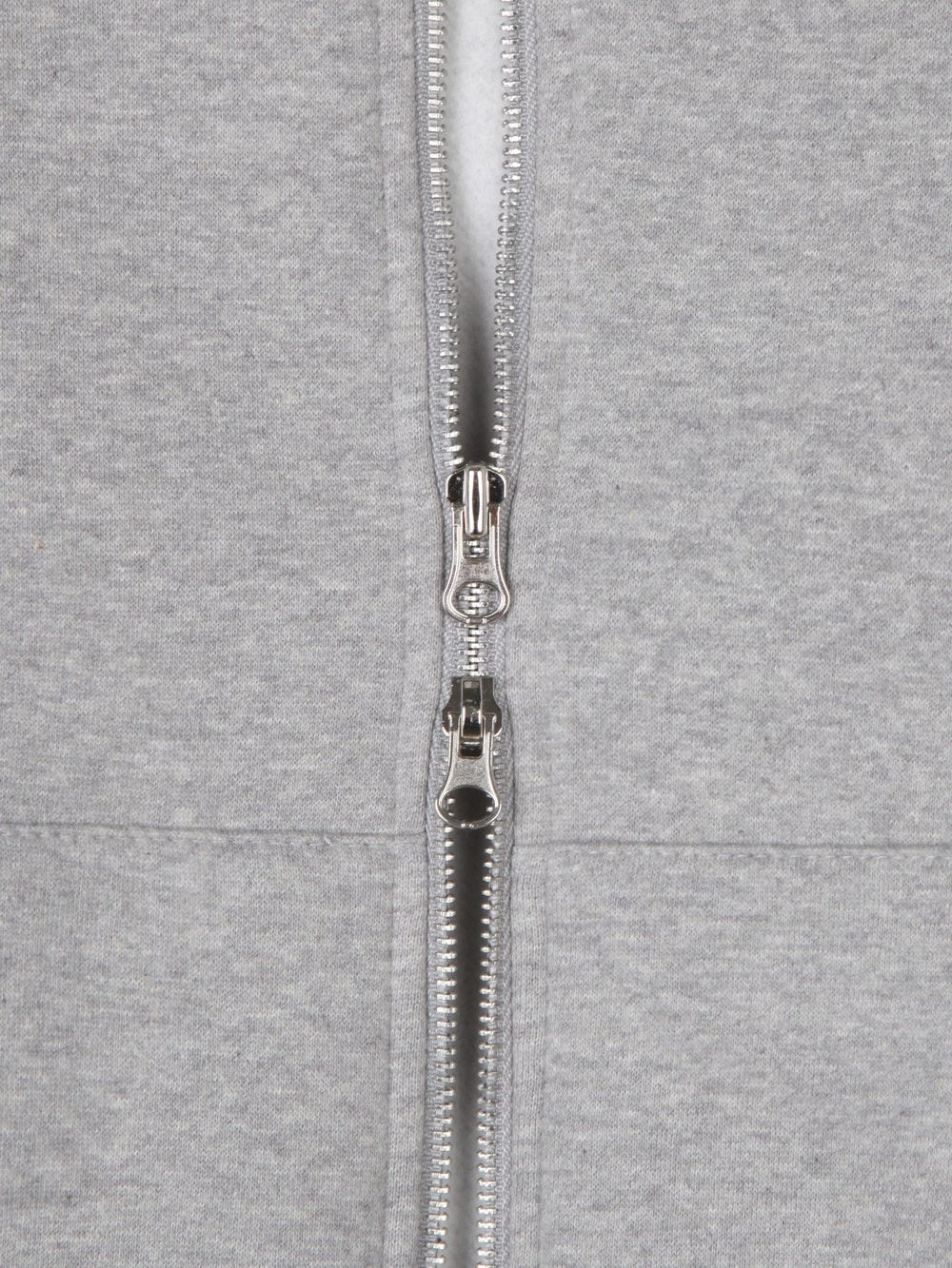 Tone Cropped Fleece Zip Hoodie