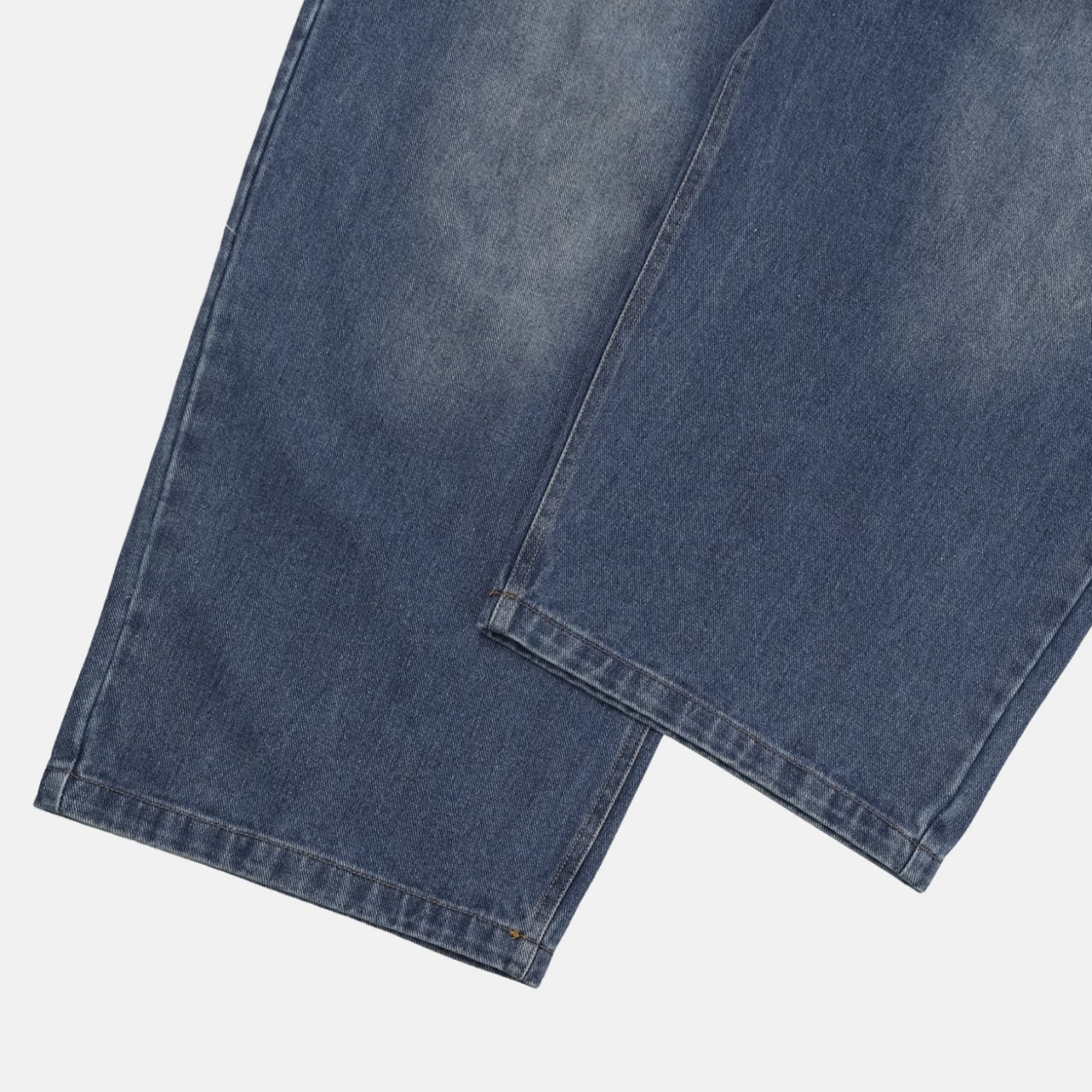Rise Two-Tuck Wide Jeans
