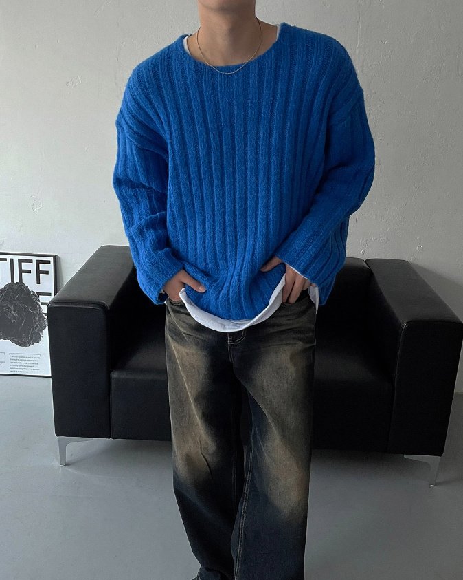 Raven Cropped Rib Knit