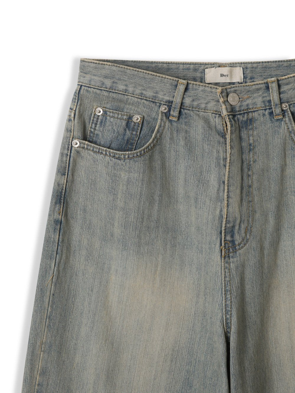 LEG TINT DENIM PANTS