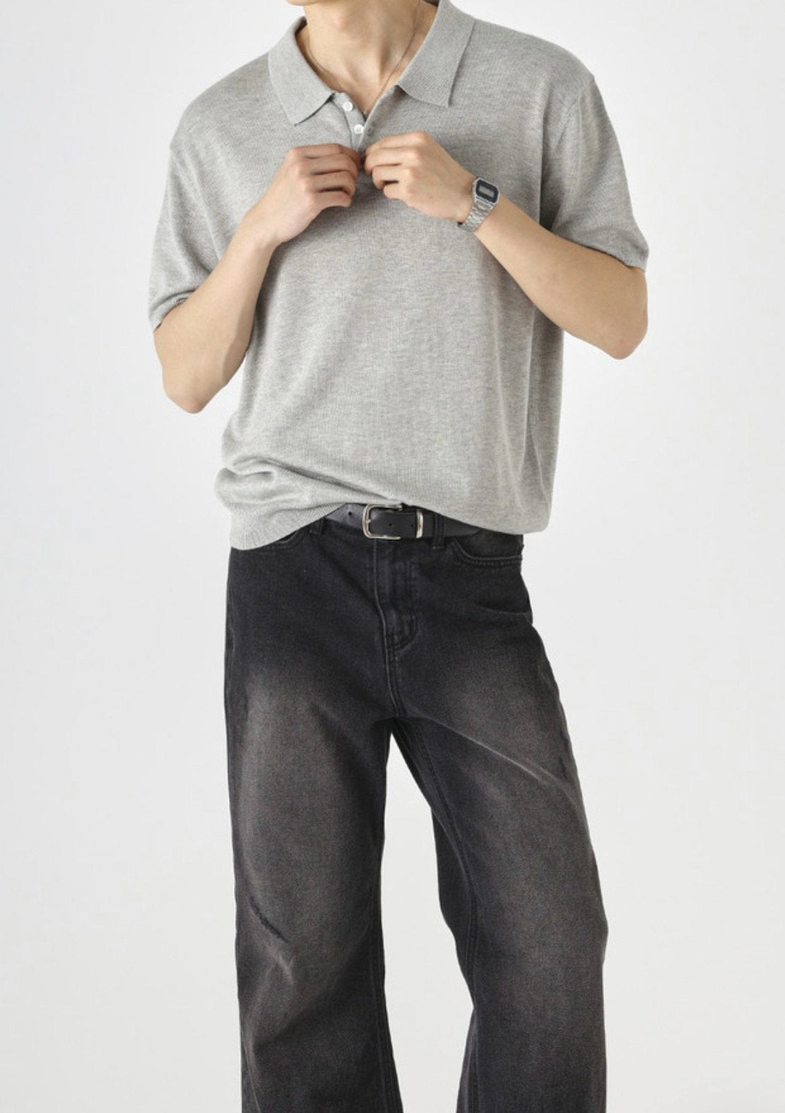 Modal Tension Collar Knit