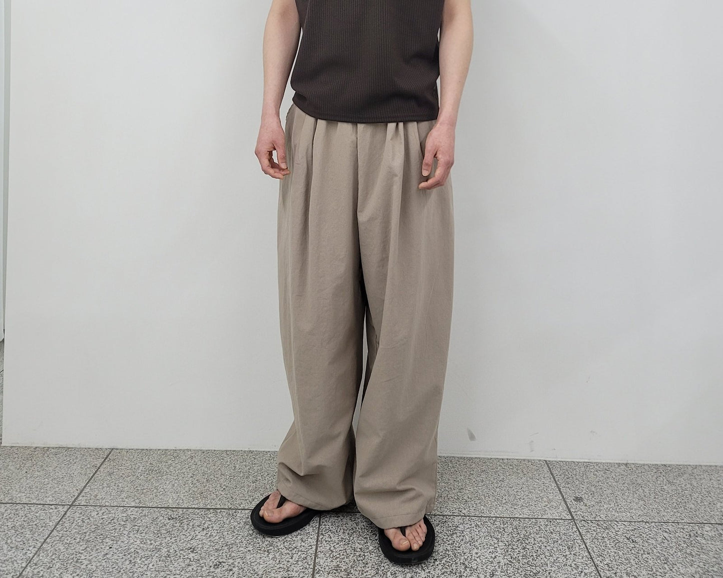 Cotton Linen Balloon String Pants