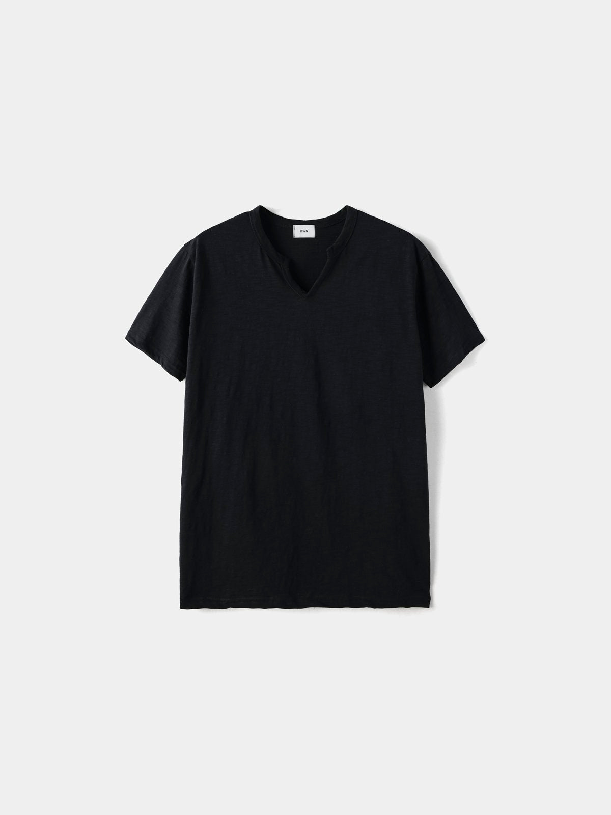 Rough Slub Skip Neck Tee
