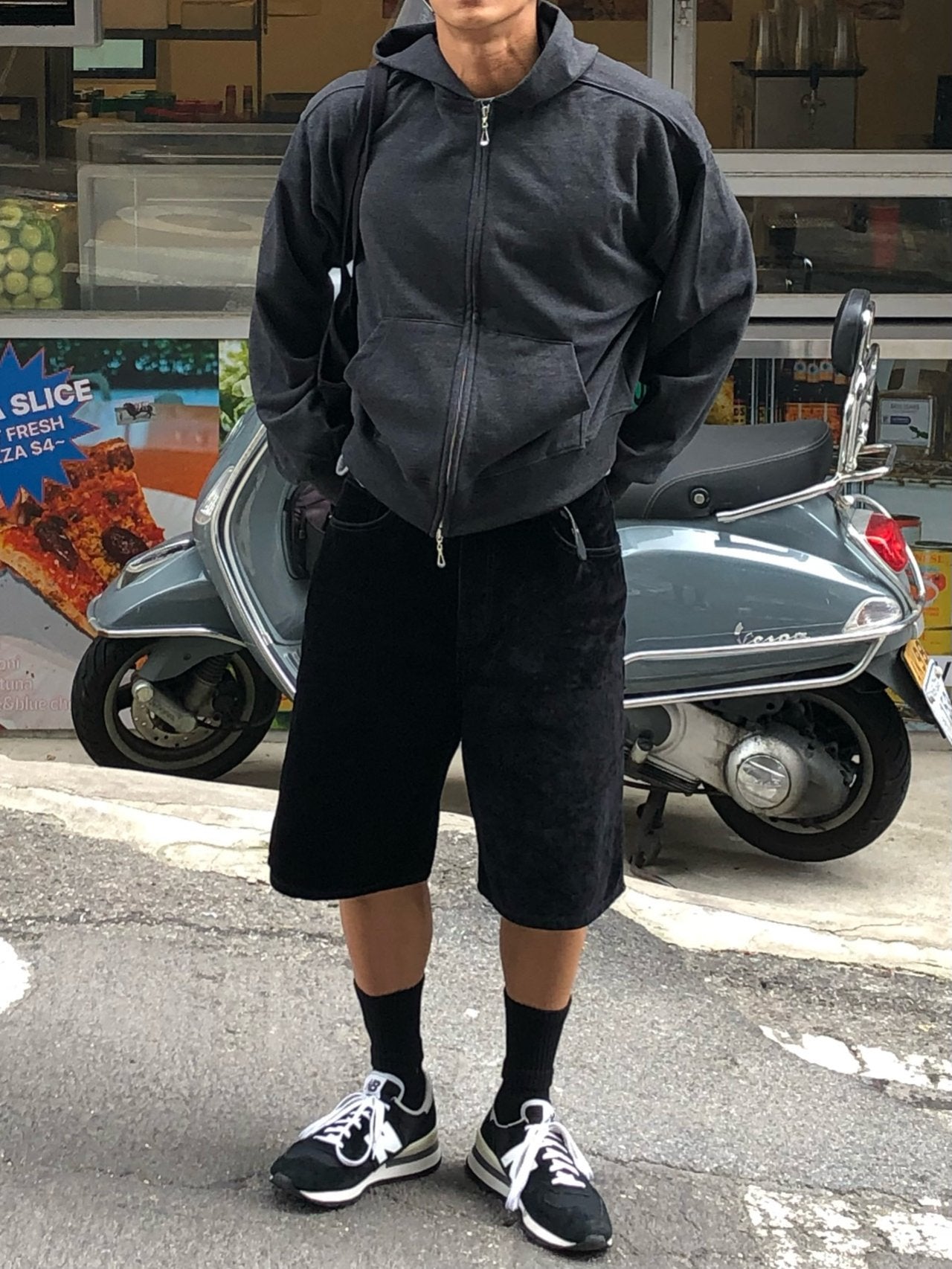 Prism Cropped Zip Hoodie