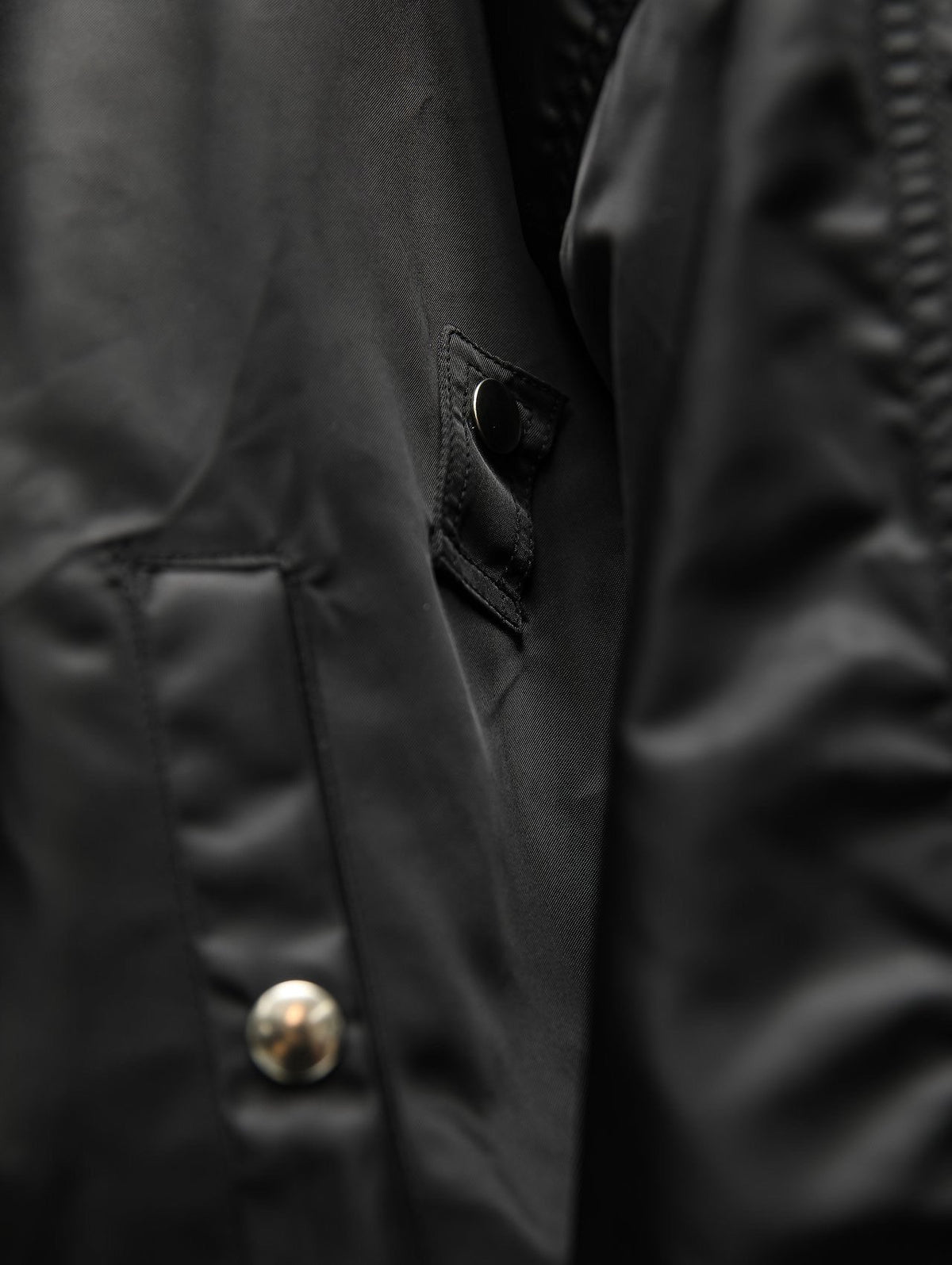 PAPERMOON Heavy Twill Nylon Cropped Balloon MA-1 Flight Jacket