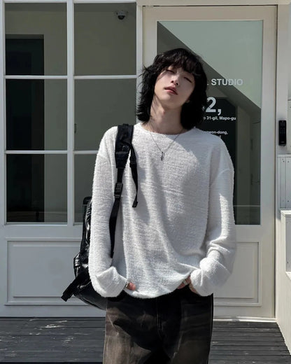 Shaggy Crew Knit