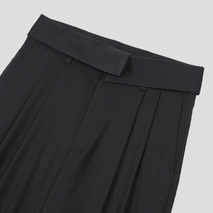 Regle Two-Tuck Wide Slacks