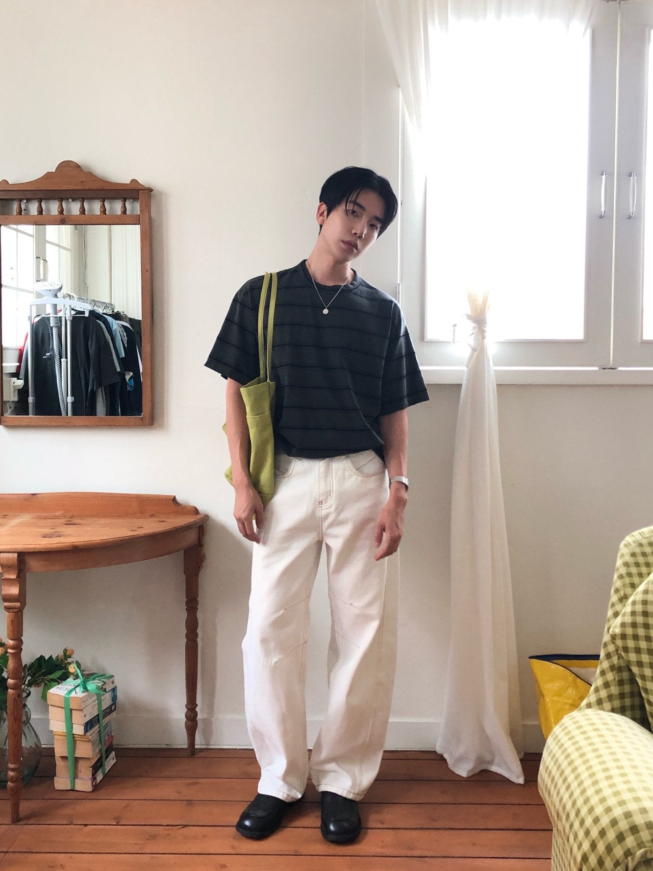 Vintage Stripe Pigment T-Shirt