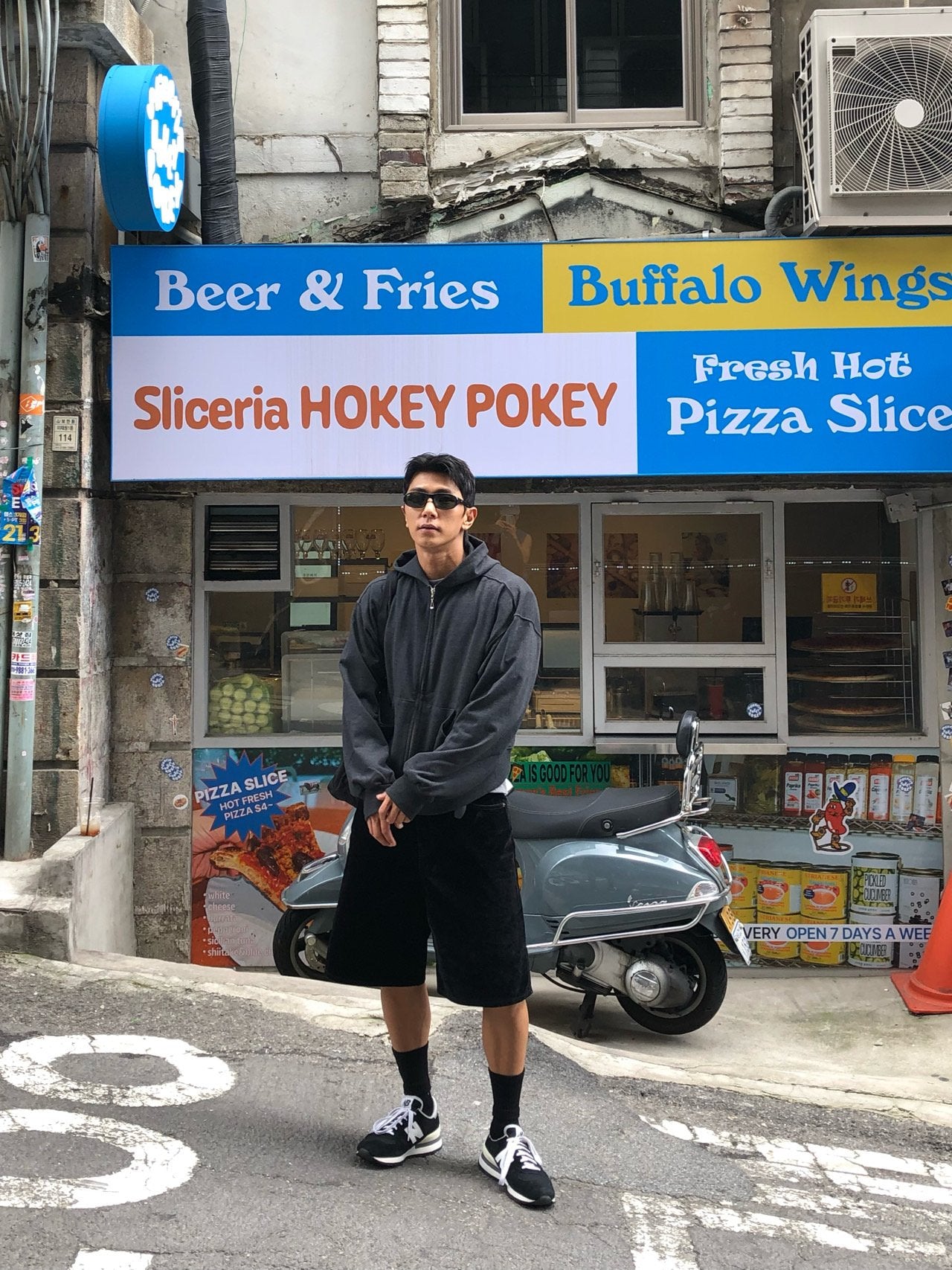 Prism Cropped Zip Hoodie