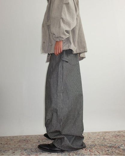 Stripe Hijaderu Balloon Pants