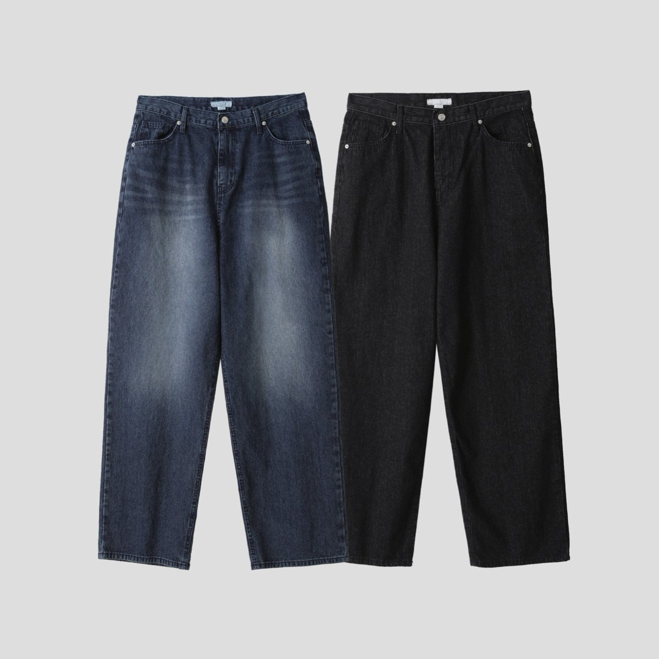 Chief Stripe Wide Denim Pants