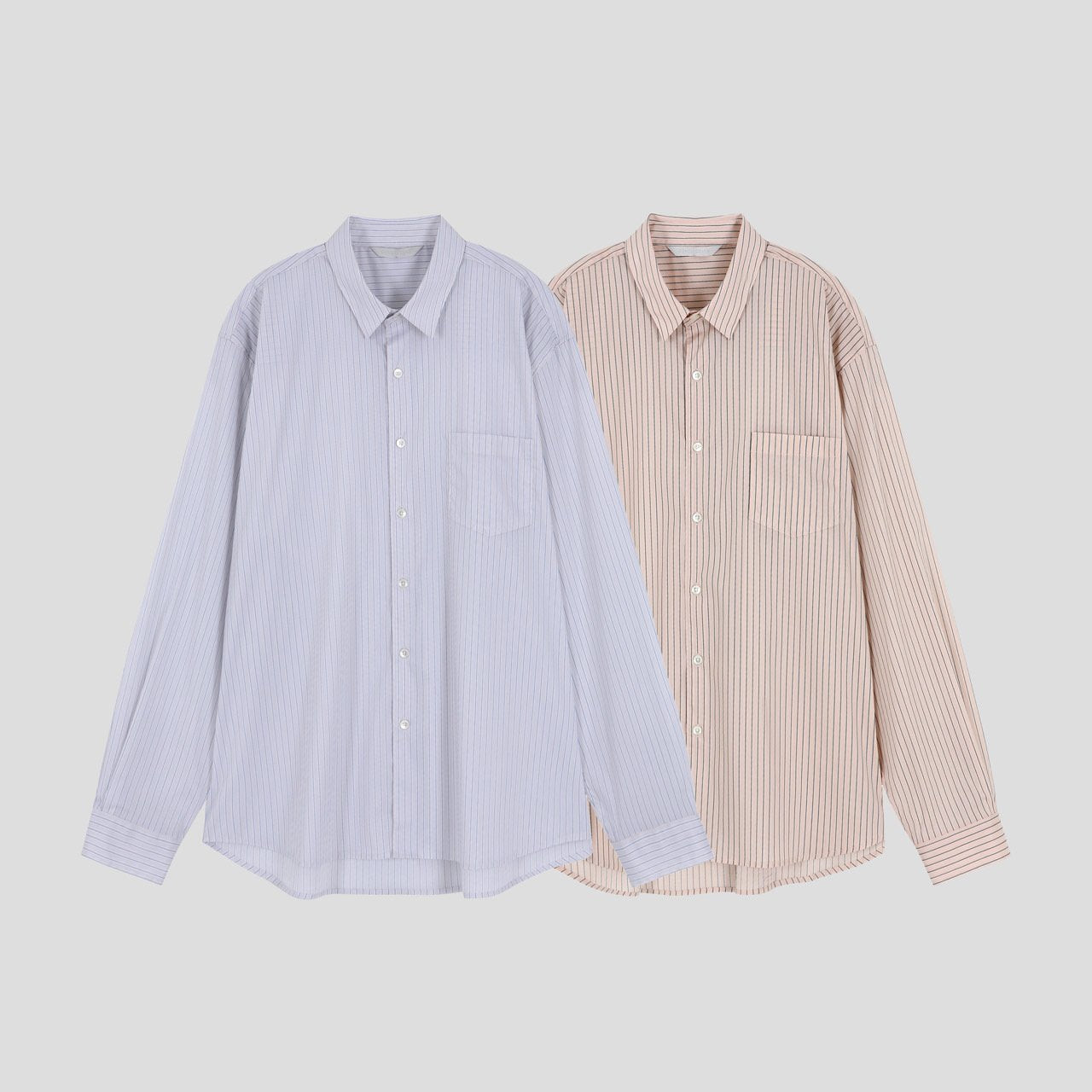 Monday Loose Fit Stripe Shirt