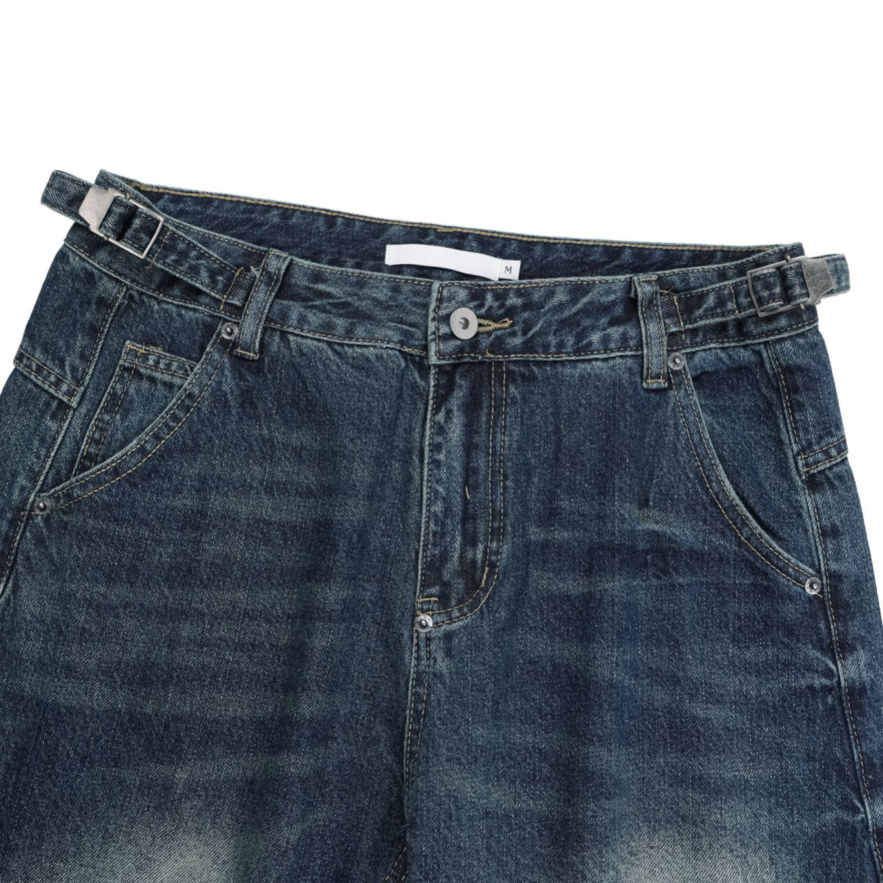 Wide Barrel Denim Pants