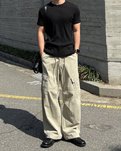 Coslo Ribbed Cotton Tee