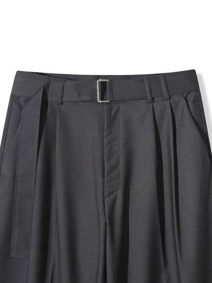 Wide Belted Slacks