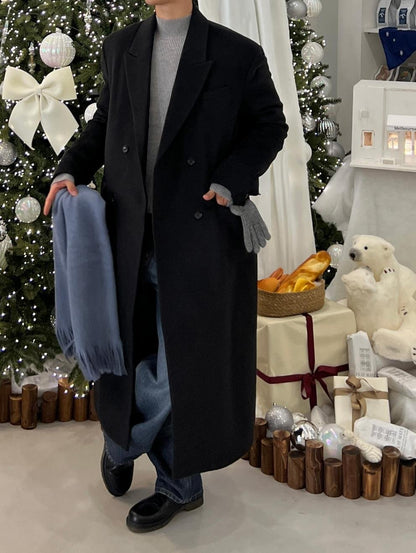 Belted Double Long Coat