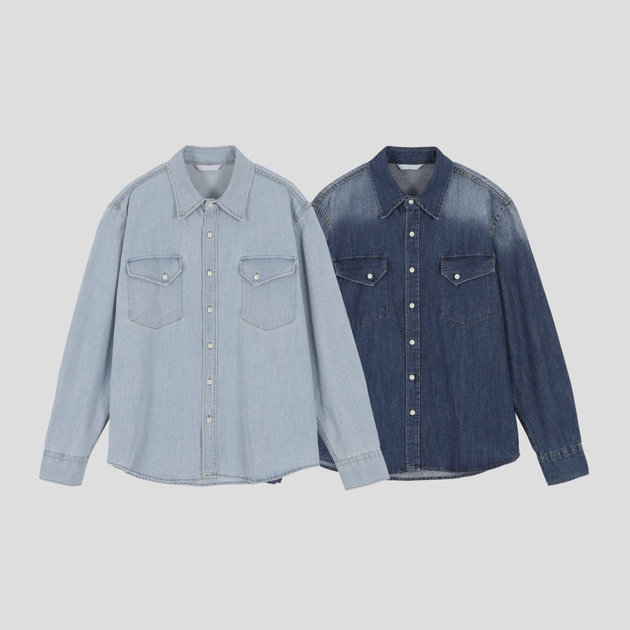 Modern Western Denim Shirt