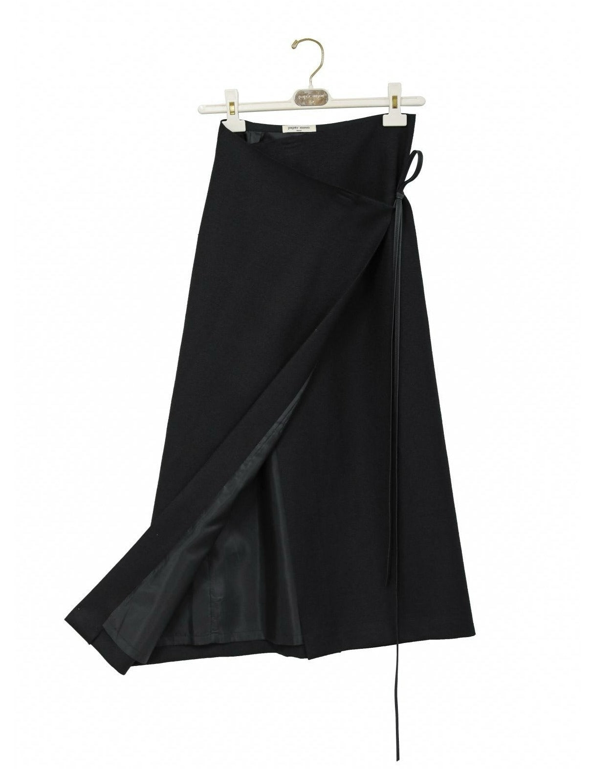 【PAPERMOON 페이퍼 문】SS / Linen Wrap Pencil Maxi Skirt