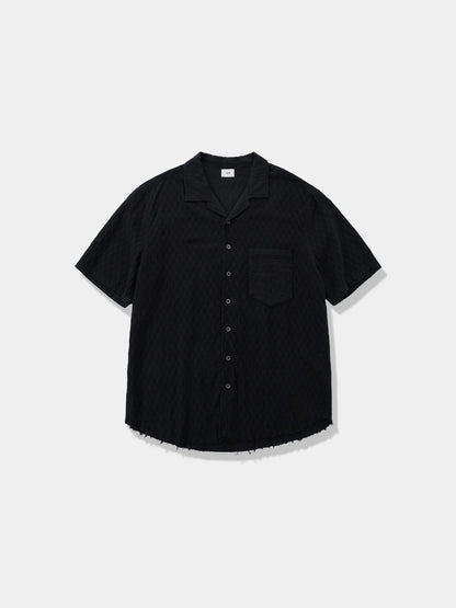 Panda Open Collar Shirt