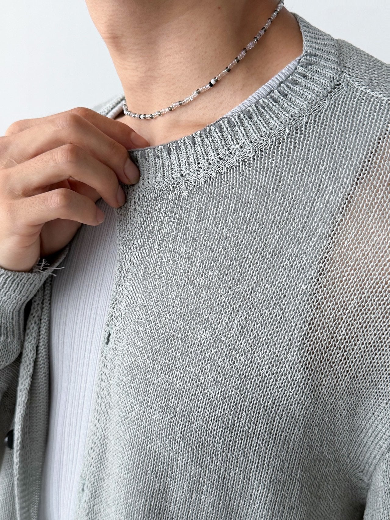Pigment-Washed Nylon Shirt Jacket