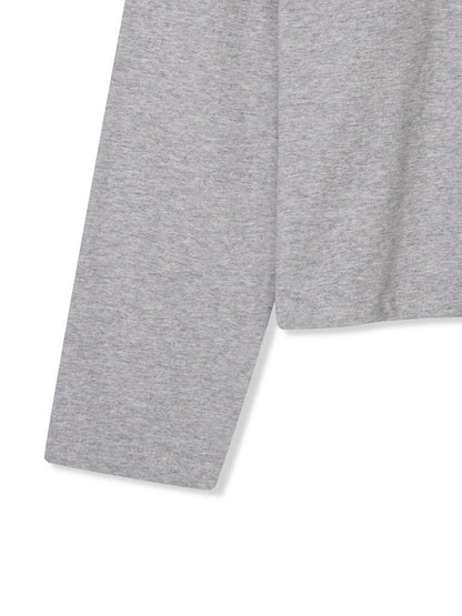 Cropped Smooth Long Sleeve Tee
