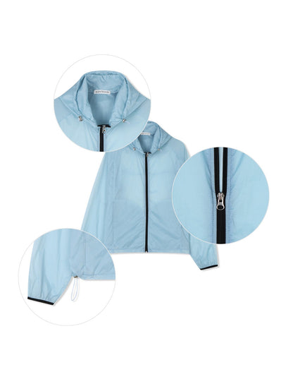 Pigment-Washed Nylon Shirt Jacket