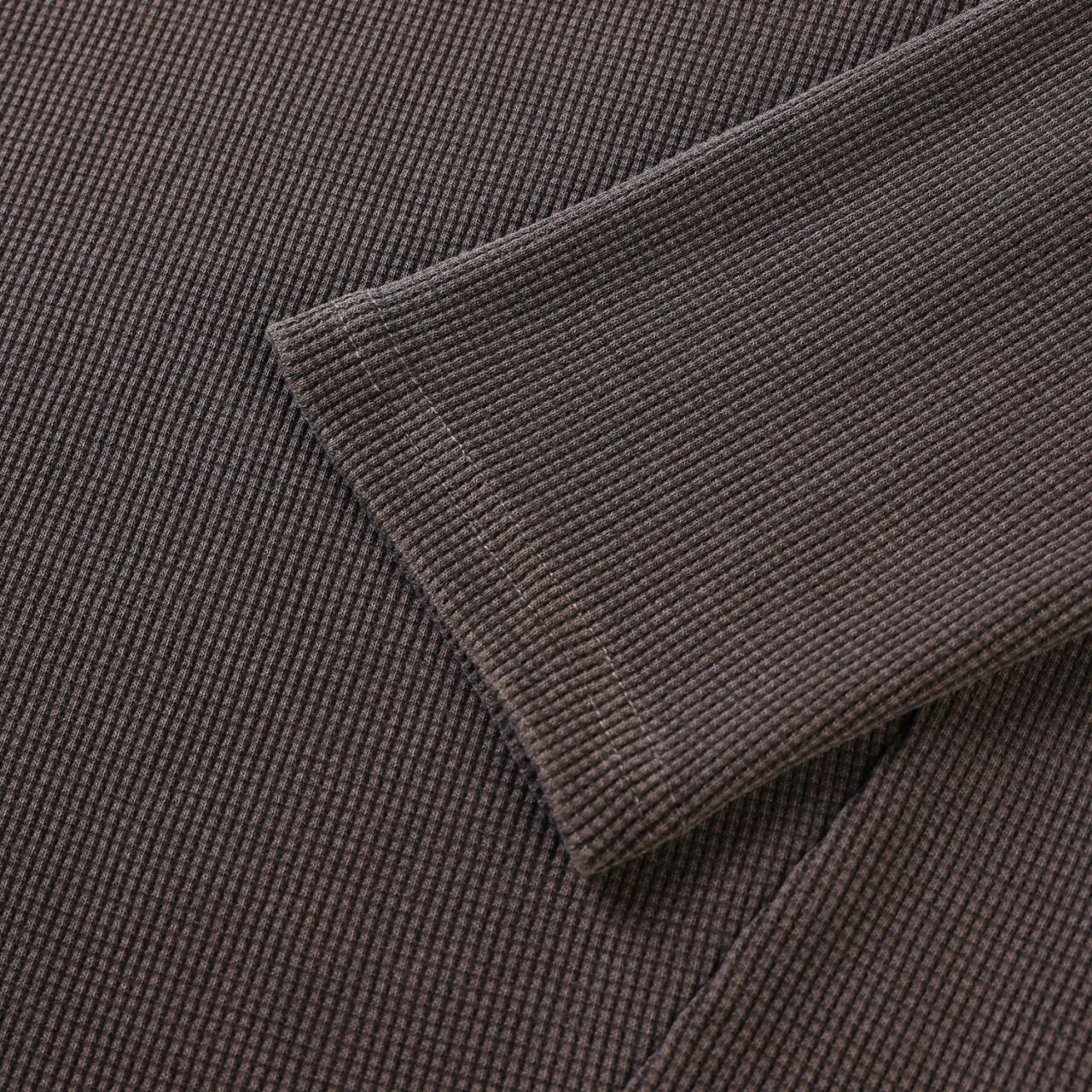 Waffle Pigment Henley Neck Tee