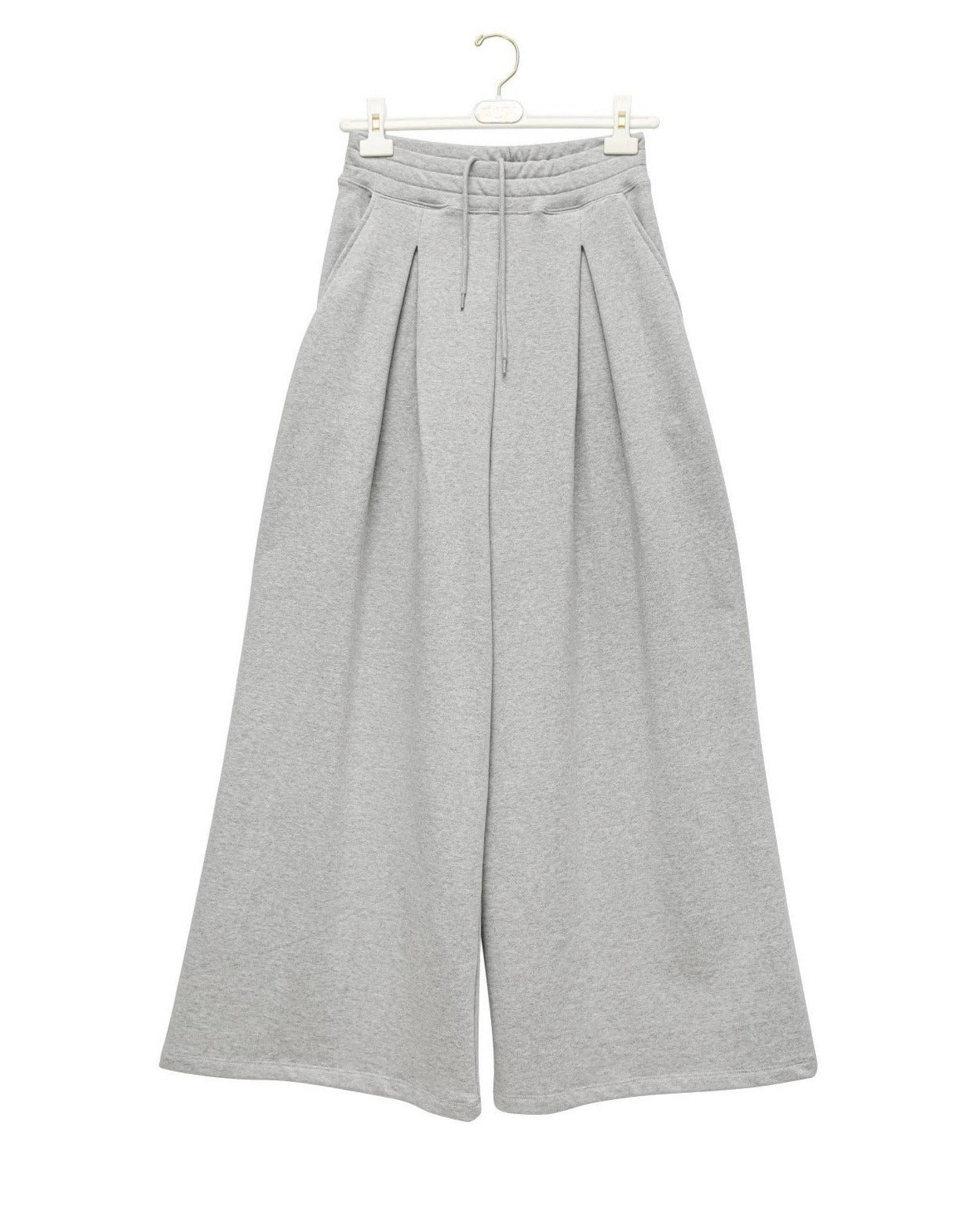 【PAPERMOON ペーパームーン】SS / Pin - Tuck Detail Sweat Wide Pants