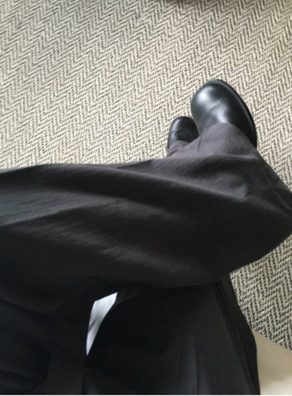 Flow Belted Wide-Leg Trousers