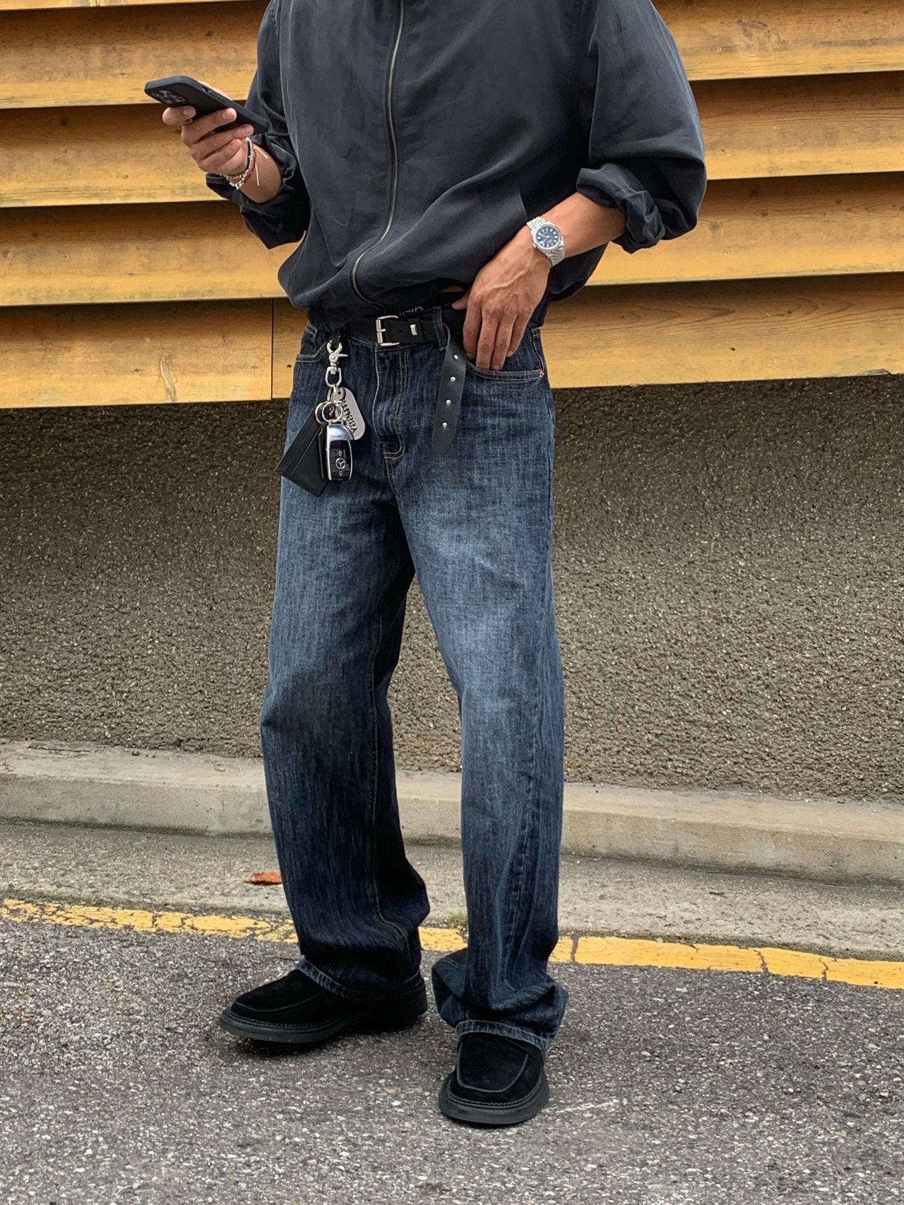 NEX Straight Denim Pants