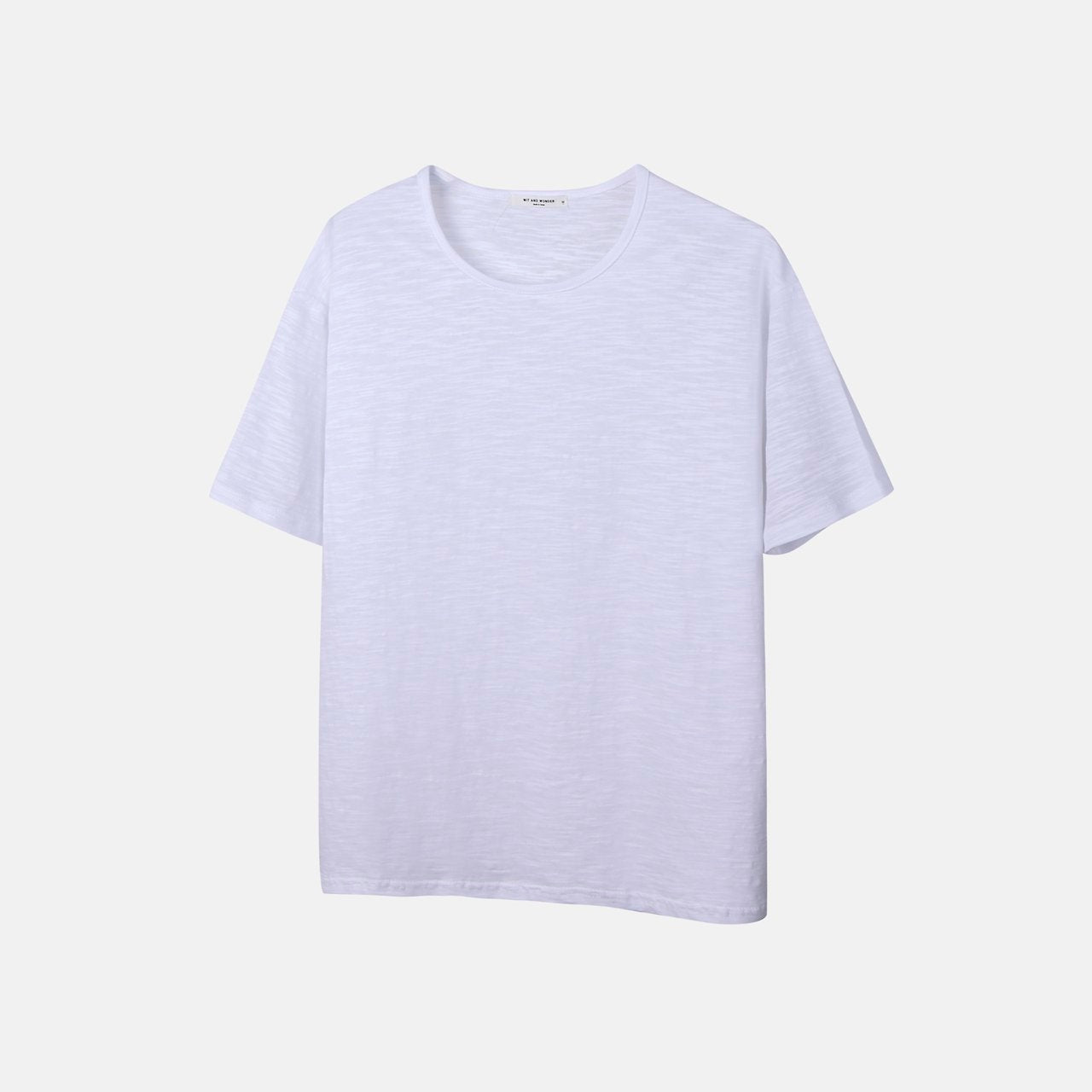 Slub U-Neck T-Shirt