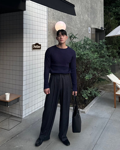 Macle Rib Wool Knit