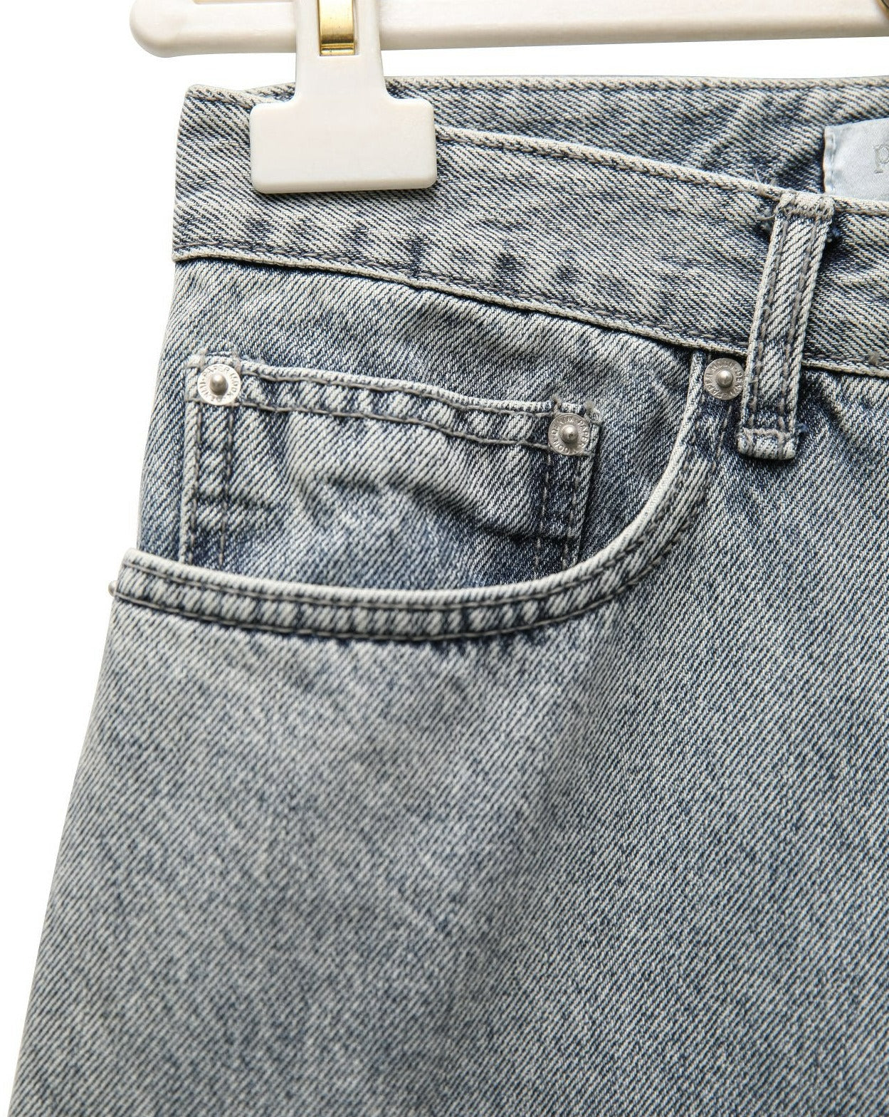 【PAPERMOON 페이퍼 문】SS / Straight Boots Cut X - Ray Jeans