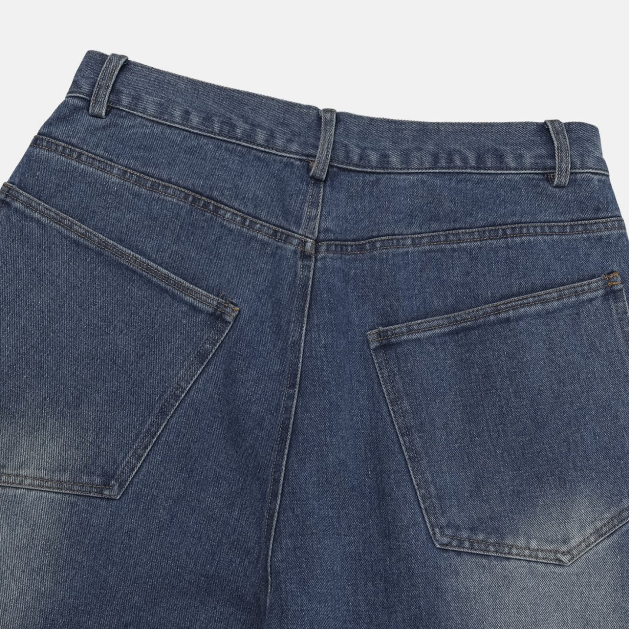 Rise Two-Tuck Wide Jeans