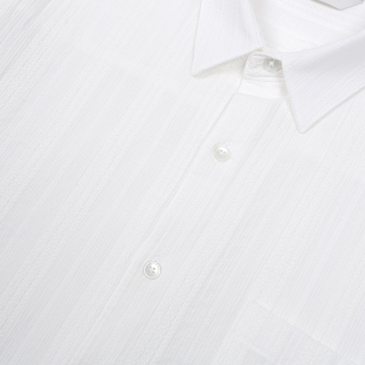 Pigment-Washed Nylon Shirt Jacket