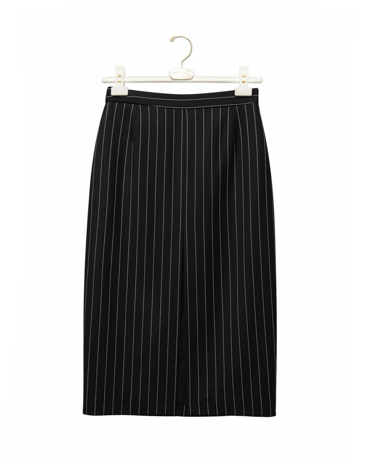 [PAPERMOON] SS / Wide Pin Stripe Set Up Suit Pencil Midi Skirt