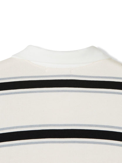 Ive Collar Stripe Long Sleeve Tee