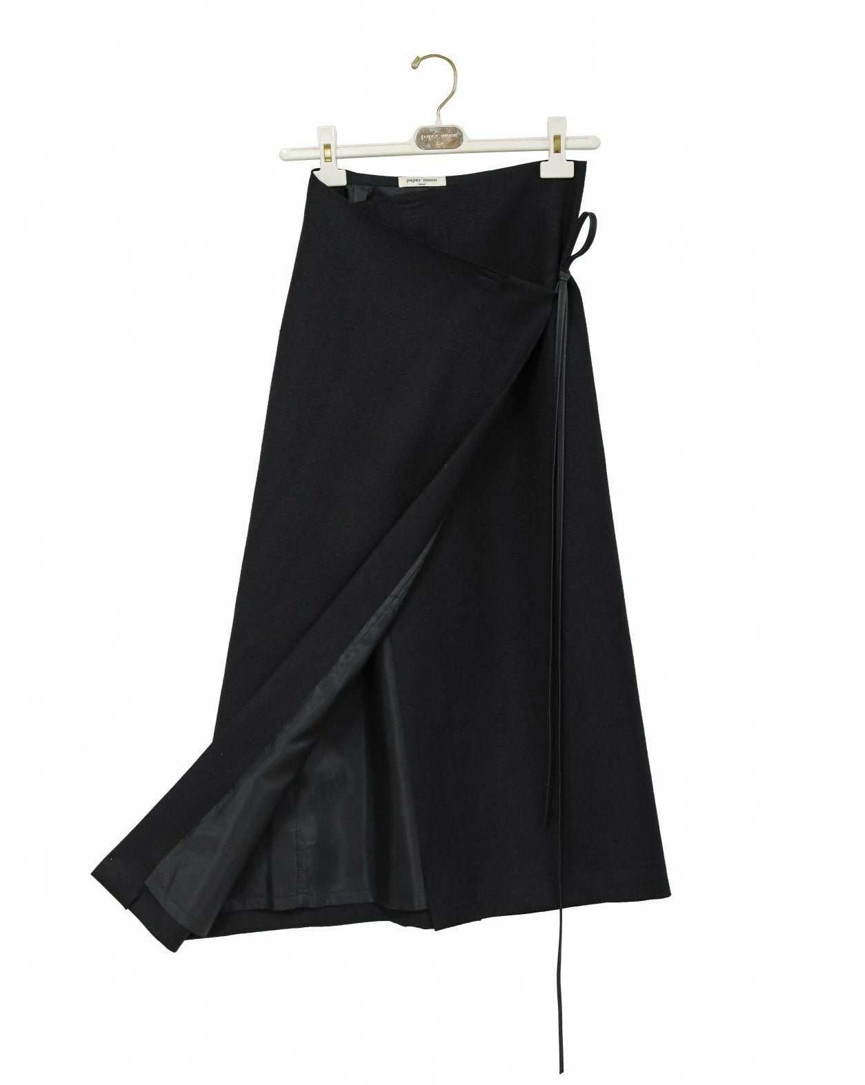 [PAPERMOON] SS / Linen Wrap Pencil Maxi Skirt