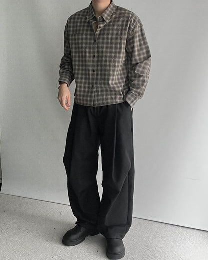 Spring Check Cropped Shirt