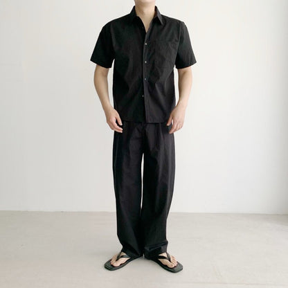 Dino Cotton Belted Pants